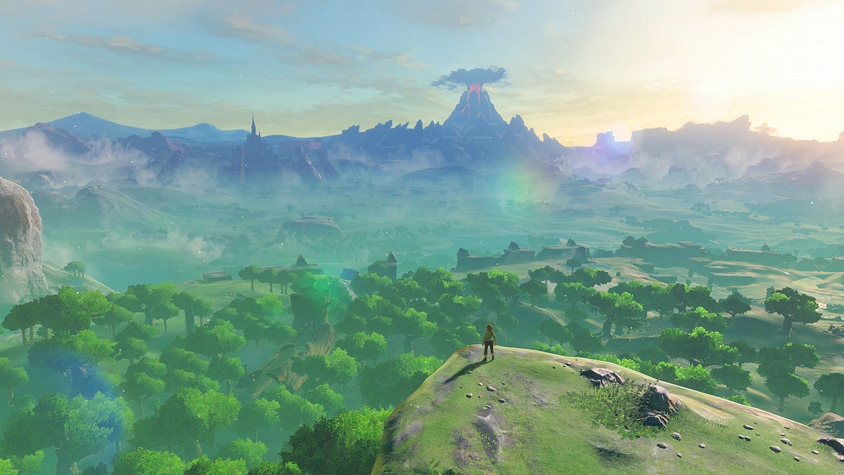 The Legend of Zelda: Breath of the Wild. De gebruiker letterlijk loslaten in een open wereld vol avonturen