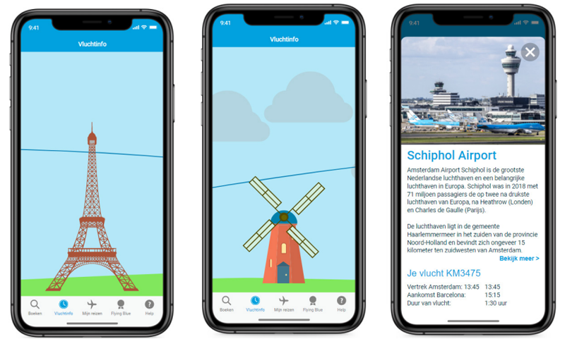 Ontwerpen van 'KLM Inspire', een mobiele interface en interacties voor een verbeterde vliegreiservaring in het vliegtuig