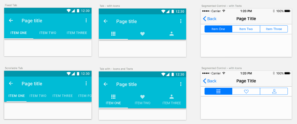 vergelijking tussen Google's Material Design en Apple's Human Interface Guidelines