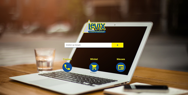 Levix Start Webpagina Persoonlijk Project